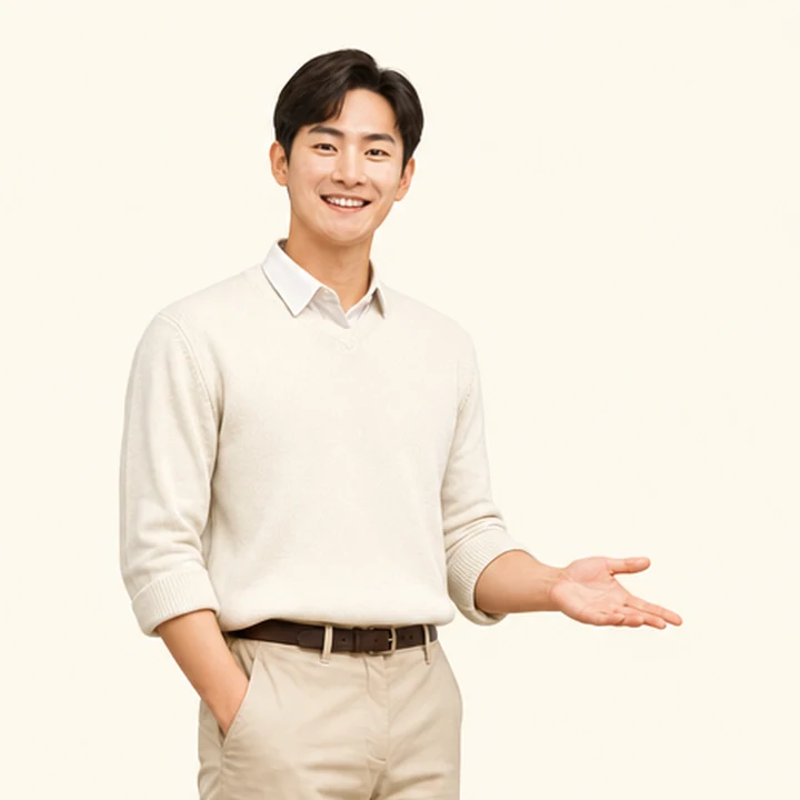 신용불량자 장기렌트카 상담 신청을 안내하는 담당자